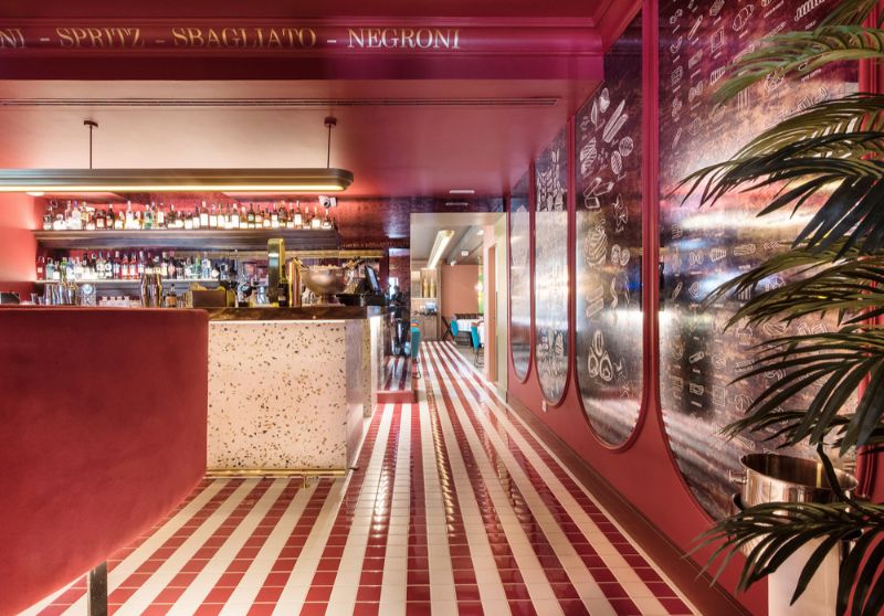 Discover Noi Italian A Restaurant Made Of Terracotta Terrazzo Trend