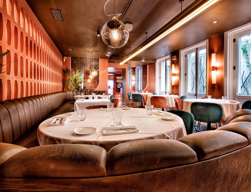 Discover Noi Italian A Restaurant Made Of Terracotta Terrazzo Trend